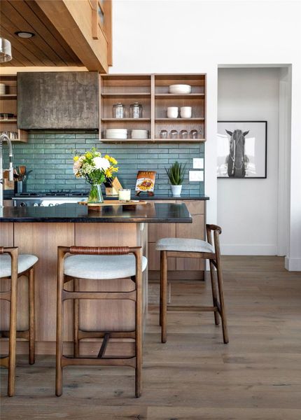 Furnished interior view inside a new home in , Hye (Image 10).