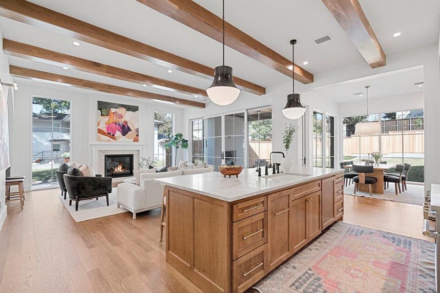 Furnished interior view inside a new home in , Dallas (Image 27).