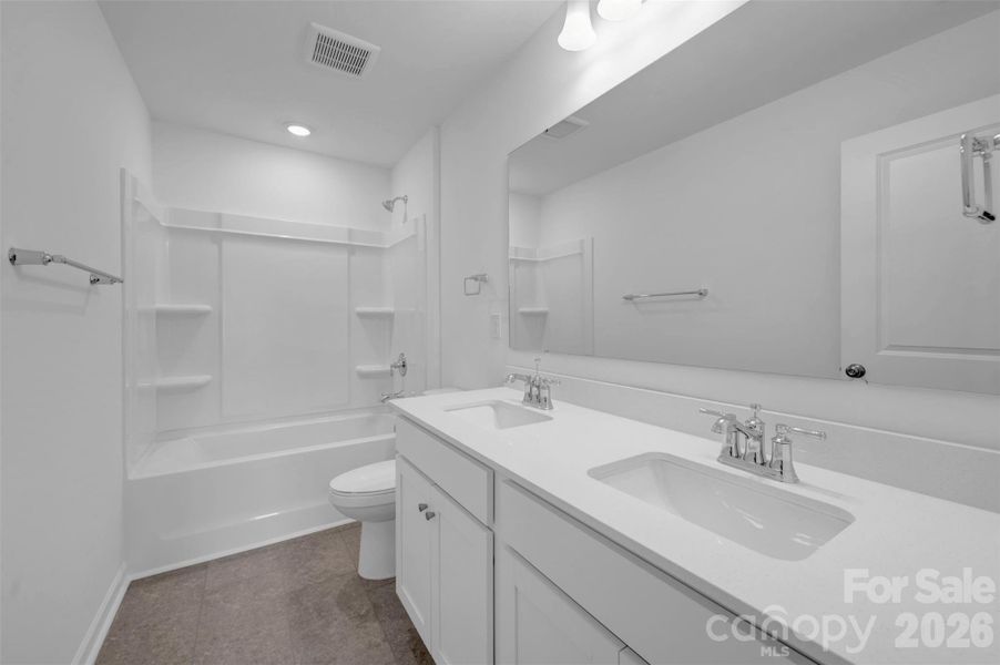 Secondary bathroom