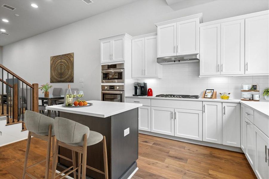 Furnished interior view inside a new home in Trinity Bluff, Dallas (Image 8).