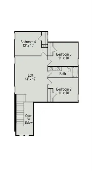 The Robin II Second Floor Plan