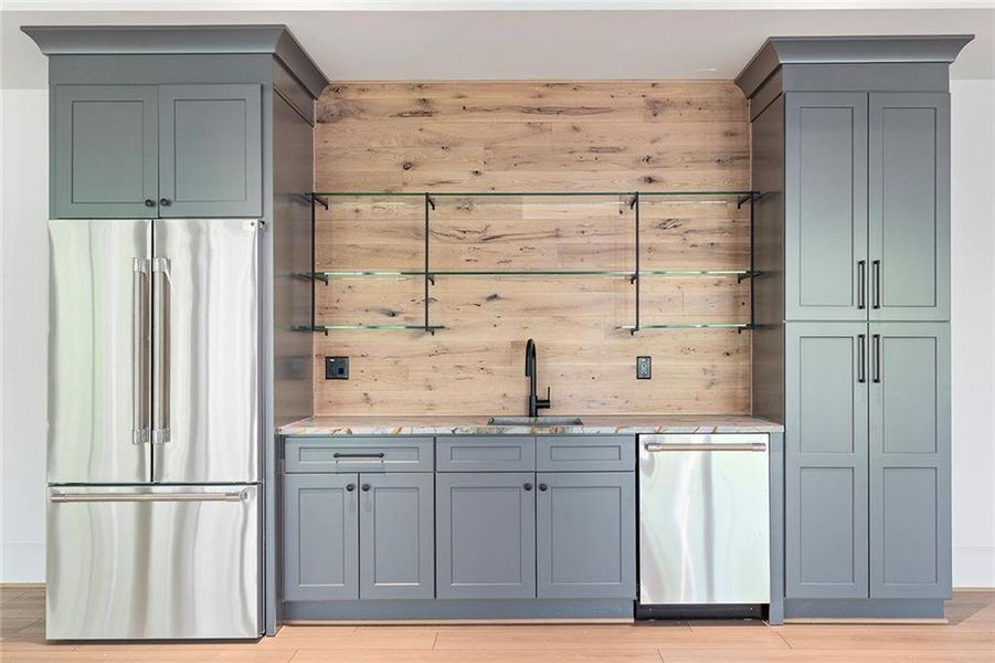 Furnished interior view inside a new home in , Atlanta (Image 46).