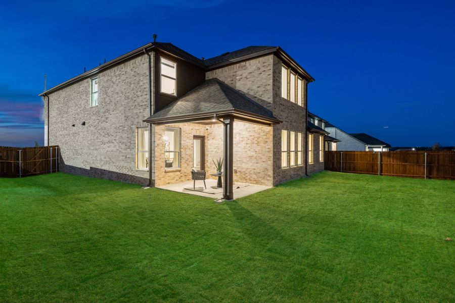 Representative exterior details of a home built from the Salado by UnionMain Homes in Legacy Hills, Celina (Image 35).