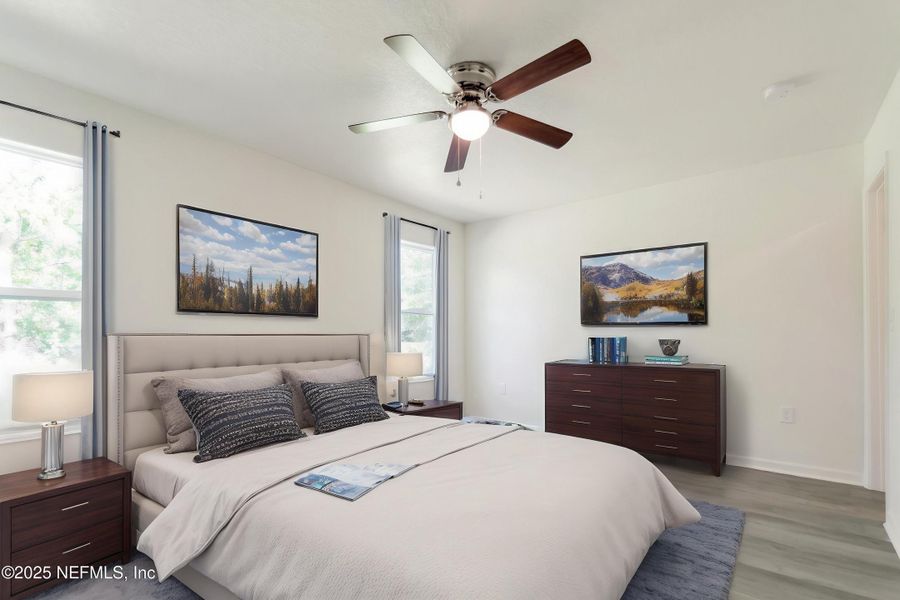 Furnished interior view inside a new home in , Jacksonville (Image 8).