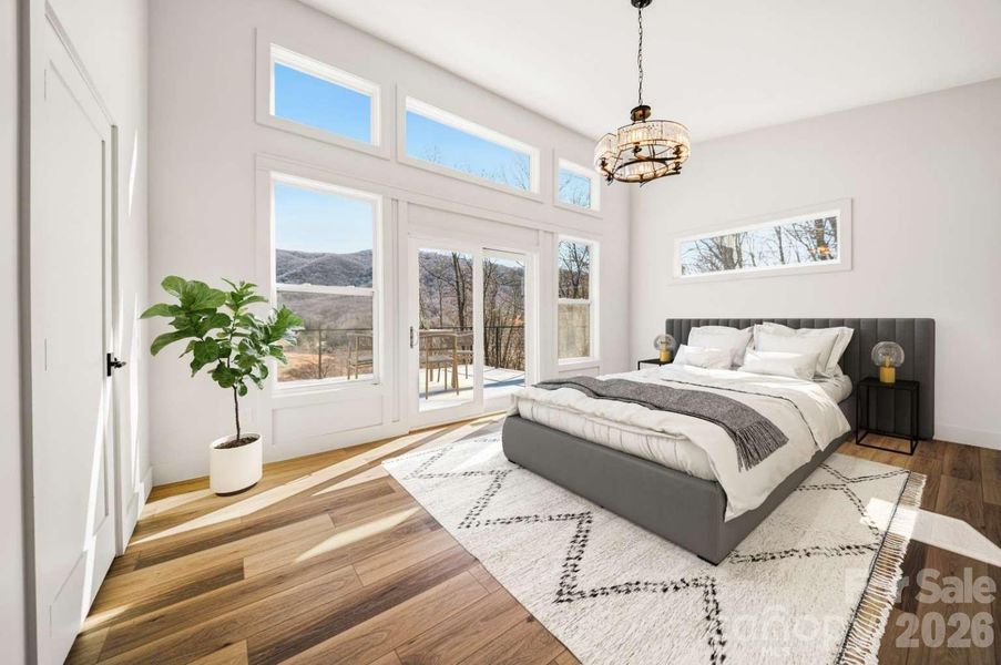 Furnished interior view inside a new home in , Canton (Image 17).