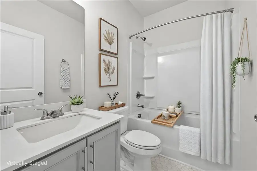 Furnished interior view inside a new home in , Sugar Hill (Image 10).