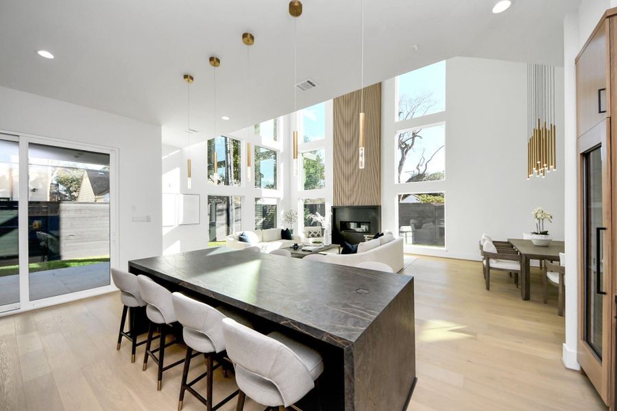 Furnished interior view inside a new home in , Houston (Image 39).