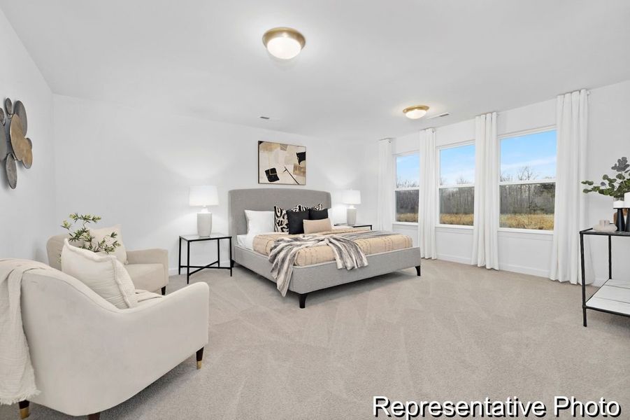 Furnished interior view inside a new home in Whispering Hills, Locust (Image 11).