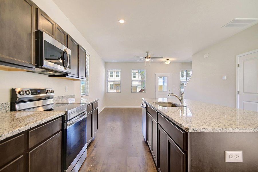 Furnished interior view inside a new home in , Orangeburg (Image 6).