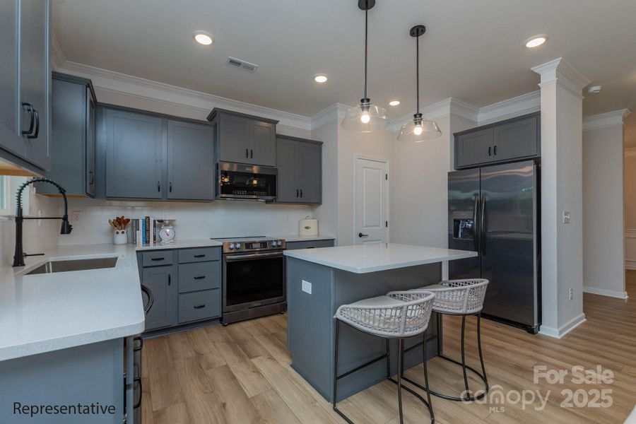 Furnished interior view inside a new home in Winecoff, Salisbury (Image 19).