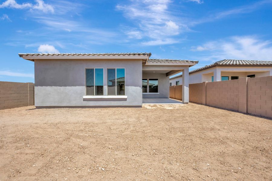 Exterior details and patio area of a home in Artesa at Soleo, San Tan Valley (Image 3). Exterior details and patio area of a home in Artesa at Soleo, San Tan Valley (Image 3).