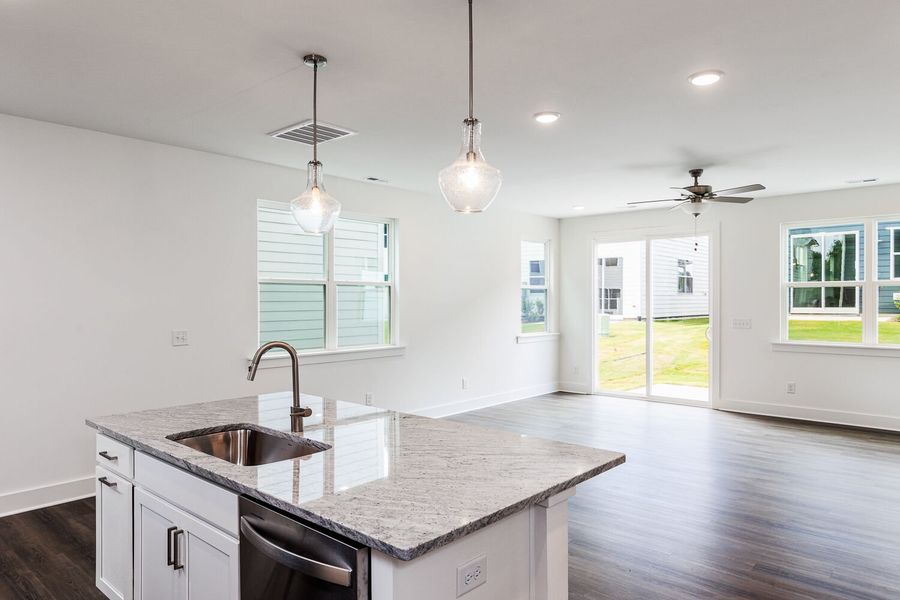 Furnished interior view inside a new home in Vaughan Farms, Angier (Image 6).