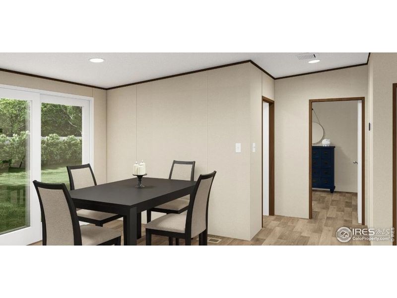 Furnished interior view inside a new home in , Briggsdale (Image 3).