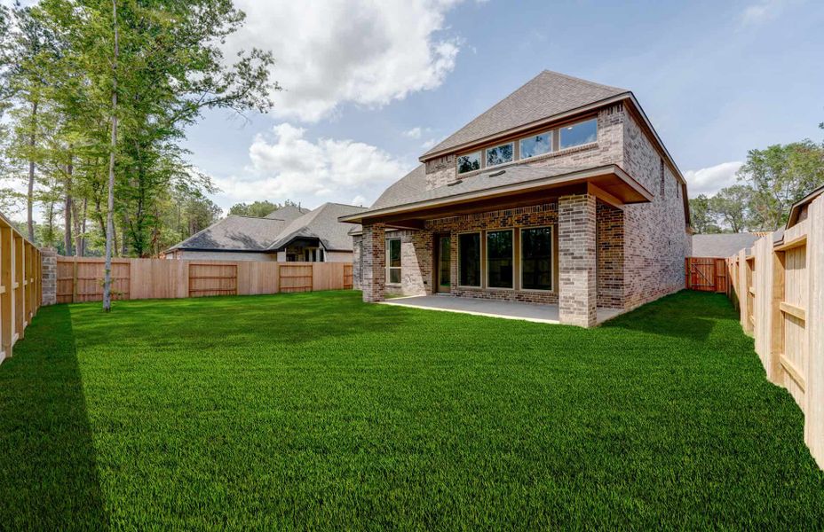 Representative exterior details of a home built from the 2924 by Ravenna Homes in The Highlands 55′, Porter (Image 4). Representative exterior details of a home built from the 2924 by Ravenna Homes in The Highlands 55′, Porter (Image 4).