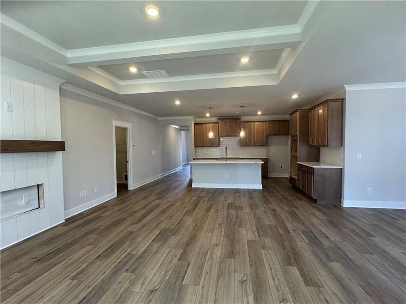 Spacious, unfurnished interior of a new home in Rosewood Lake Preserve, Hoschton (Image 20).
