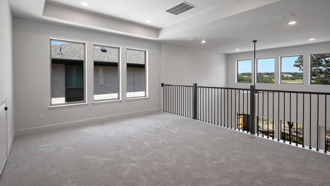 Spacious, unfurnished interior of a new home in 6 Creeks, Kyle (Image 15).
