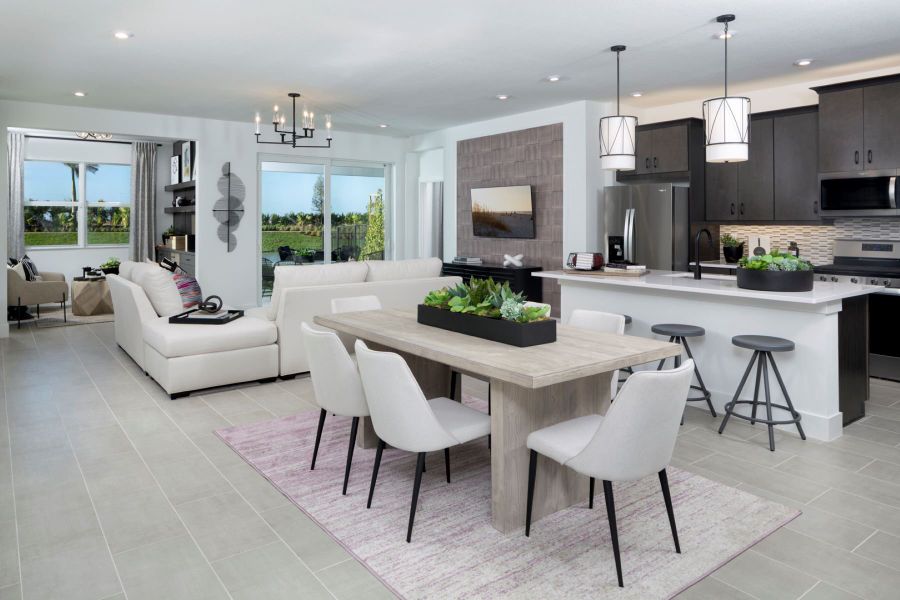 Representative furnished interior of a home built from the Felicity Grand by Mattamy Homes in Tradition, Port St. Lucie (Image 5).