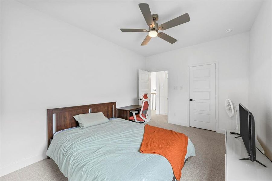 Fourth bedroom with ensuite bathroom