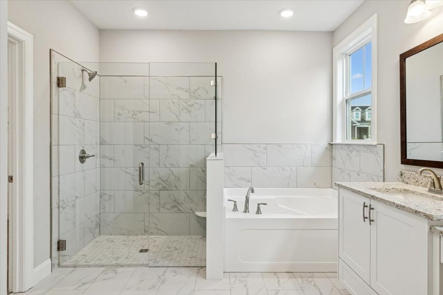 Furnished interior view inside a new home in Sinclair at Crawford Creek, Grovetown (Image 14).