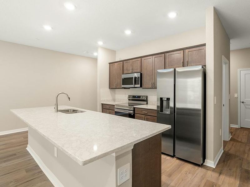 Brand-new open layout townhome for sale in St. Cloud, FL, with 3 bedrooms plus a loft!