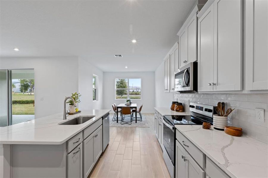 Furnished interior view inside a new home in Meadowlark Landing, Apopka (Image 3).