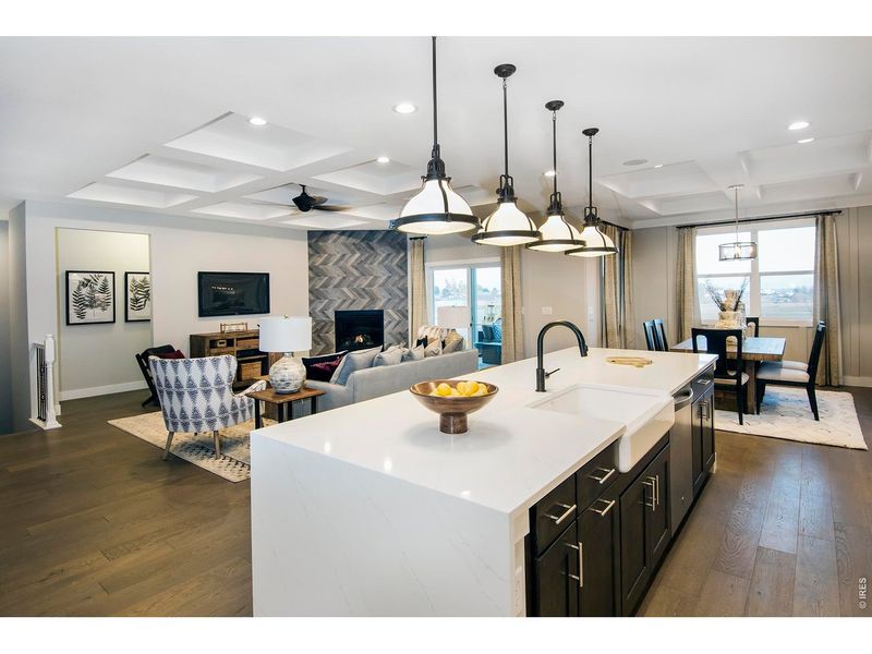 Furnished interior view inside a new home in Farmstead, Berthoud (Image 9).