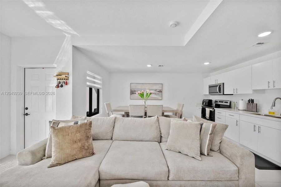 Furnished interior view inside a new home in , Homestead (Image 34). Furnished interior view inside a new home in , Homestead (Image 34).