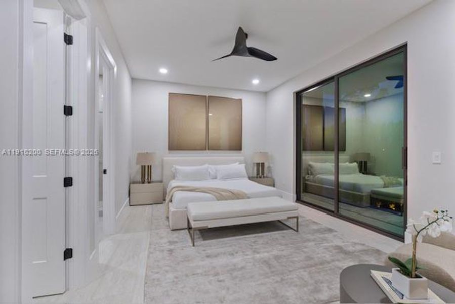 Furnished interior view inside a new home in , Parkland (Image 12).