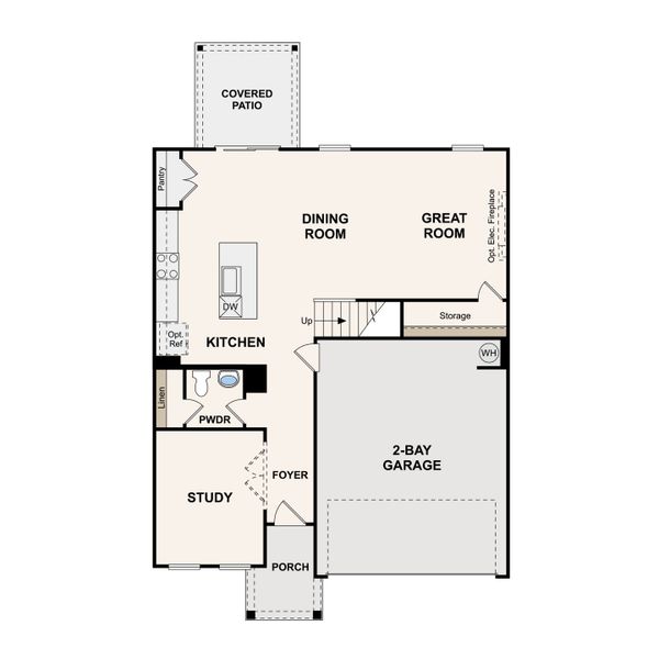 2D floor plan layout of this home in Barton Hills, Spring Hill, TN (Image 4). 2D floor plan layout of this home in Barton Hills, Spring Hill, TN (Image 4).
