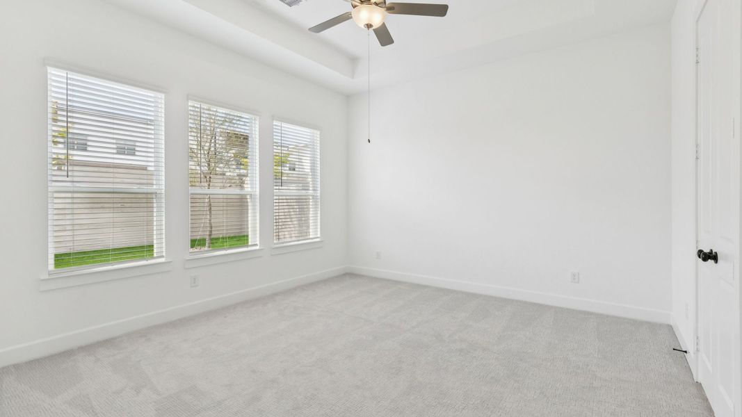 Representative unfurnished interior of a home built from the Elise by Normandy Homes in Rainwater Crossing, Celina (Image 17).