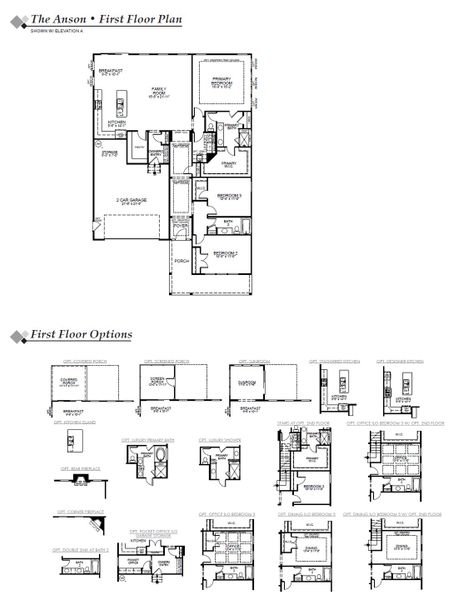 2D floor plan layout for the Anson by Eastwood Homes in The Enclave at French Quarter Creek, Huger, SC (Image 3). 2D floor plan layout for the Anson by Eastwood Homes in The Enclave at French Quarter Creek, Huger, SC (Image 3).