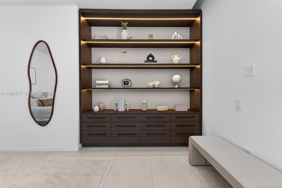 Furnished interior view inside a new home in , Miami (Image 51).