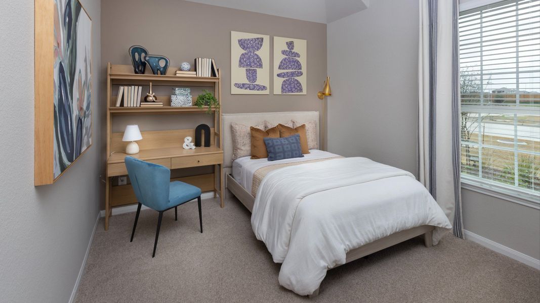 Representative furnished interior of a home built from the The Highlands by Legend Homes in Rocky Creek Crossing, Crowley (Image 7).