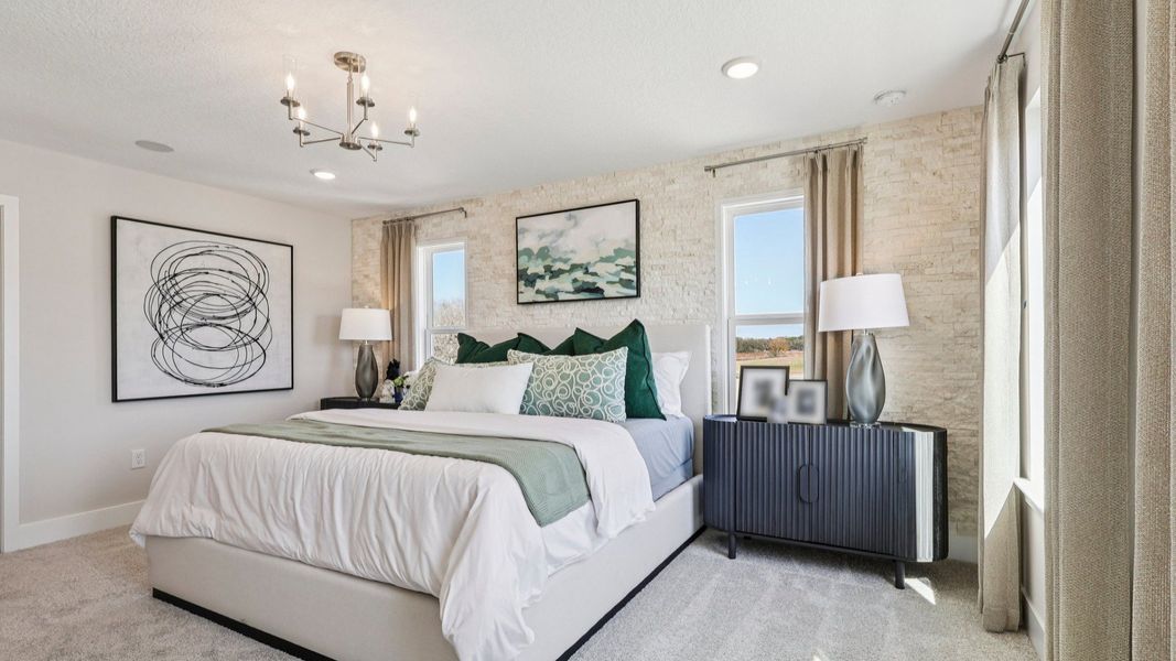 The Mangrove Model Primary Suite at Lakeside at Satilla by DRB Homes in Saint Cloud, FL