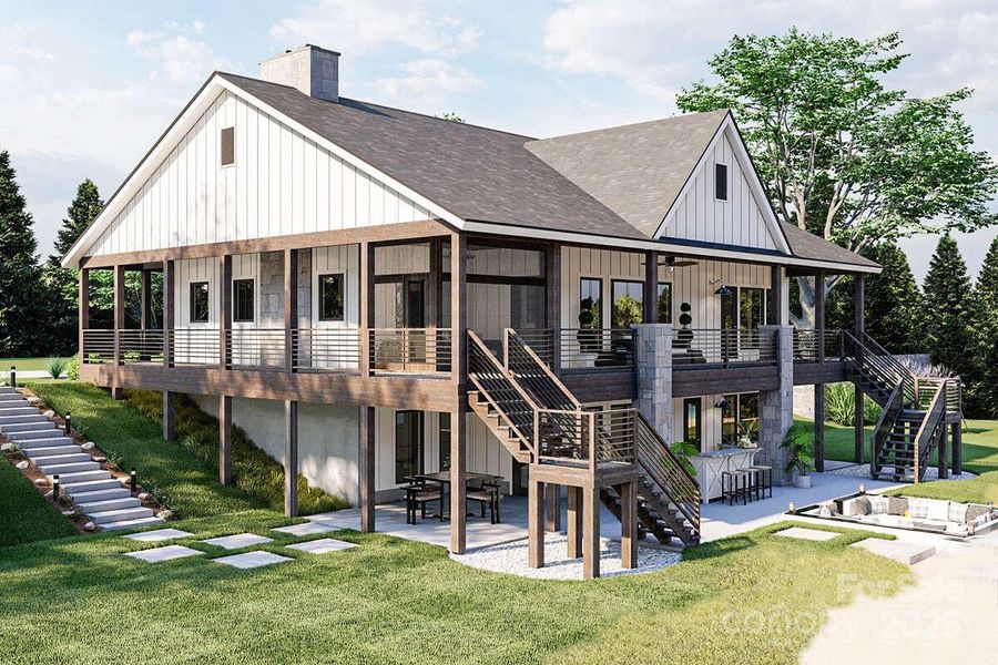 Modern Farmhouse Rear
