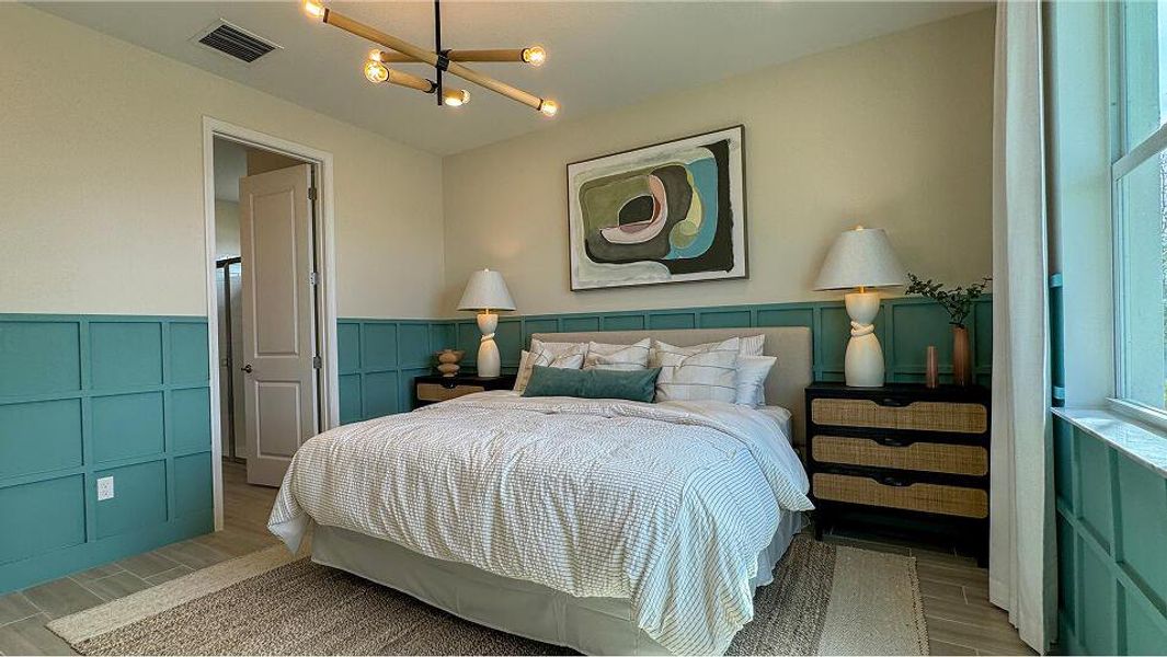 Furnished interior view inside a new home in , Fort Pierce (Image 8).