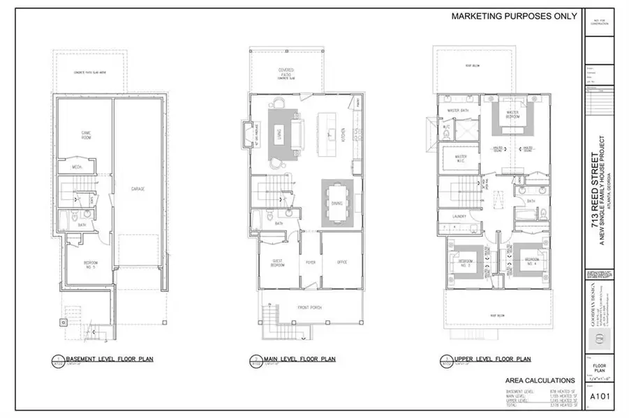 2D floor plan layout of this home in , Atlanta, GA (Image 4).