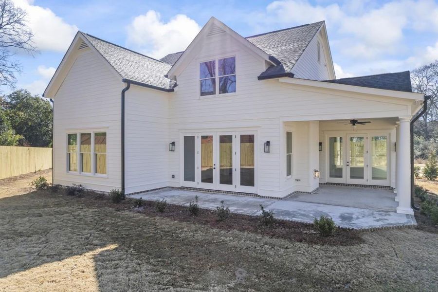 Front exterior of a new home in , Madison, GA, highlighting curb appeal (Image 30).