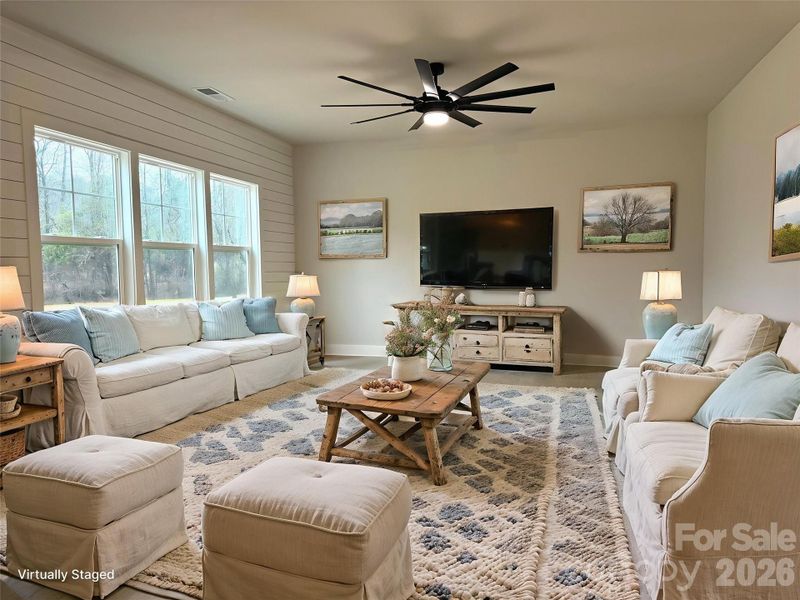 Furnished interior view inside a new home in , Denver (Image 9). Furnished interior view inside a new home in , Denver (Image 9).