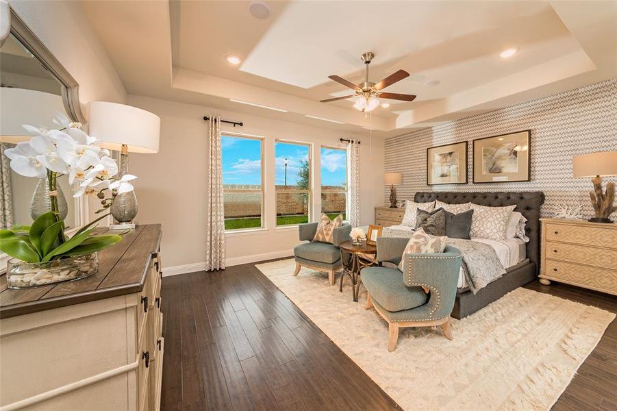 Beazer Homes Brookville Estates Blackburn floorplan. This is not a photo of the actual home, but is a photo of the Blackburn floorplan.
