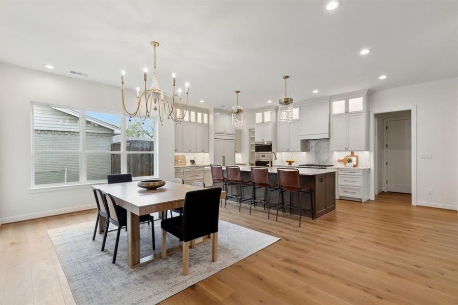 Furnished interior view inside a new home in , Dallas (Image 36).