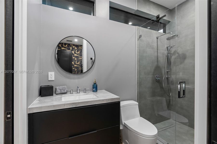 Furnished interior view inside a new home in , Miami (Image 23). Furnished interior view inside a new home in , Miami (Image 23).