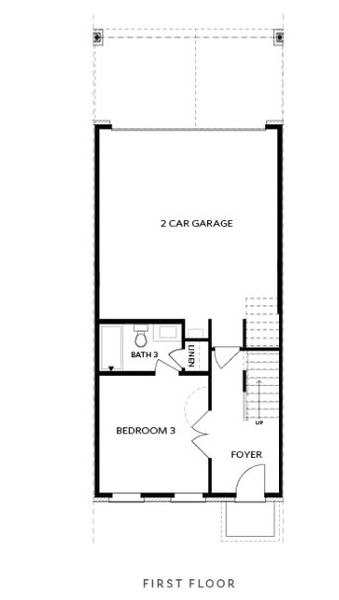 2D floor plan layout for the The Childress by The Providence Group in Byers Park, Alpharetta, GA (Image 21).