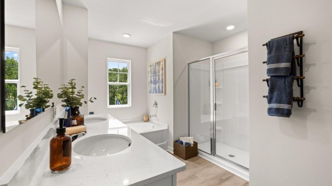 Furnished interior view inside a new home in Lost Creek, Dallas (Image 15).