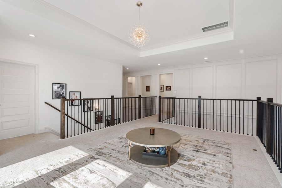 Furnished interior view inside a new home in , Richmond (Image 13). Furnished interior view inside a new home in , Richmond (Image 13).