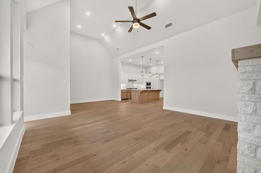 Spacious, unfurnished interior of a new home in Pecan Square, Northlake (Image 16). Spacious, unfurnished interior of a new home in Pecan Square, Northlake (Image 16).