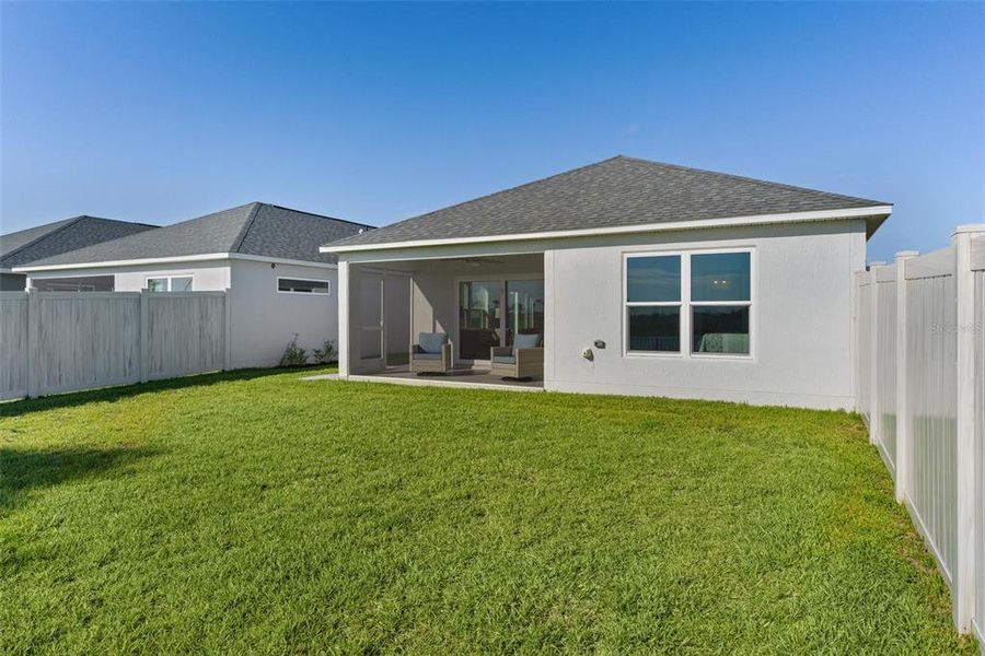 Exterior details and patio area of a home in , The Villages (Image 31). Exterior details and patio area of a home in , The Villages (Image 31).