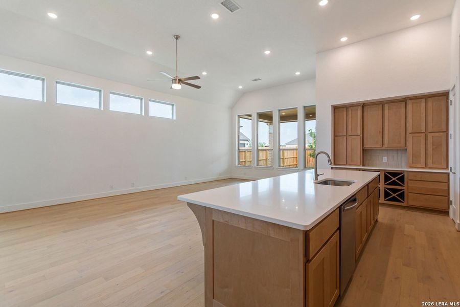 Furnished interior view inside a new home in Briggs Ranch, San Antonio (Image 5).