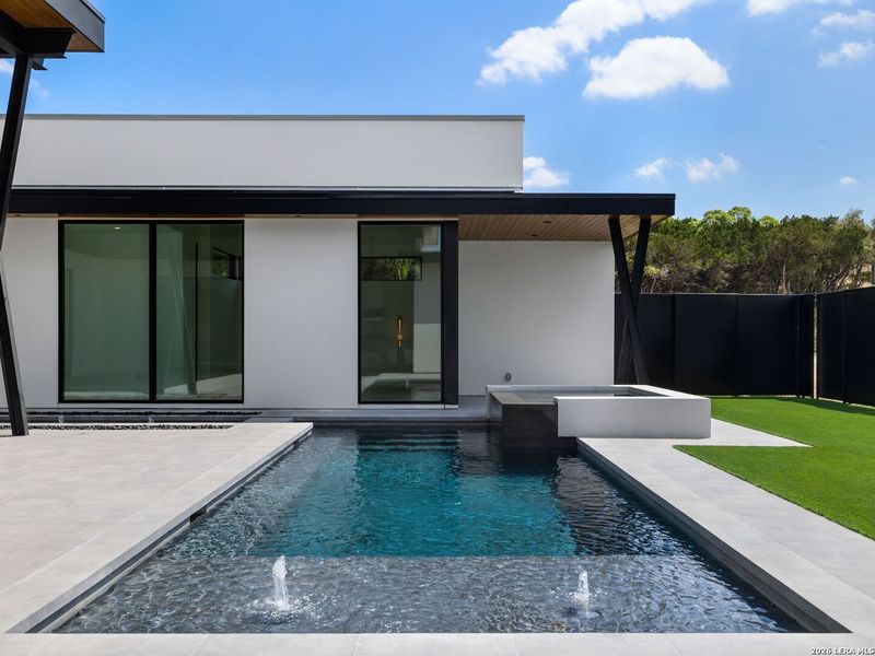 Exterior details and patio area of a home in , San Antonio (Image 32). Exterior details and patio area of a home in , San Antonio (Image 32).