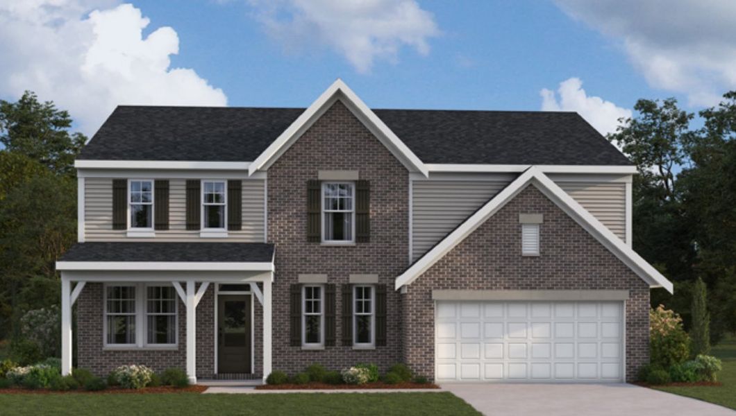 Representative exterior photo of a completed home built from the Wyatt by Fischer Homes in Breakfast Point East, Panama City Beach, FL (Image 6).